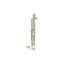 Boulon encastré 6 po Deltana 6FBS15; robuste; carré; finition nickel satiné-14482861