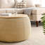 Repose-pieds rond avec rangement, fonction 2 en 1, table de bout et repose-pieds-2049035163