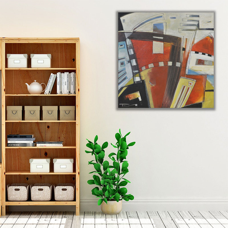 «Spontane Consommation Of Nacho Cheese Chips», reproduction d'art sur toile, H 30 po x l 30 po