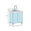 Ensemble de meuble-lavabo simple 37 po Seshadri-1294256553-1294256556