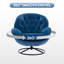 Fauteuil d'appoint avec repose-pieds Anouk-99861128