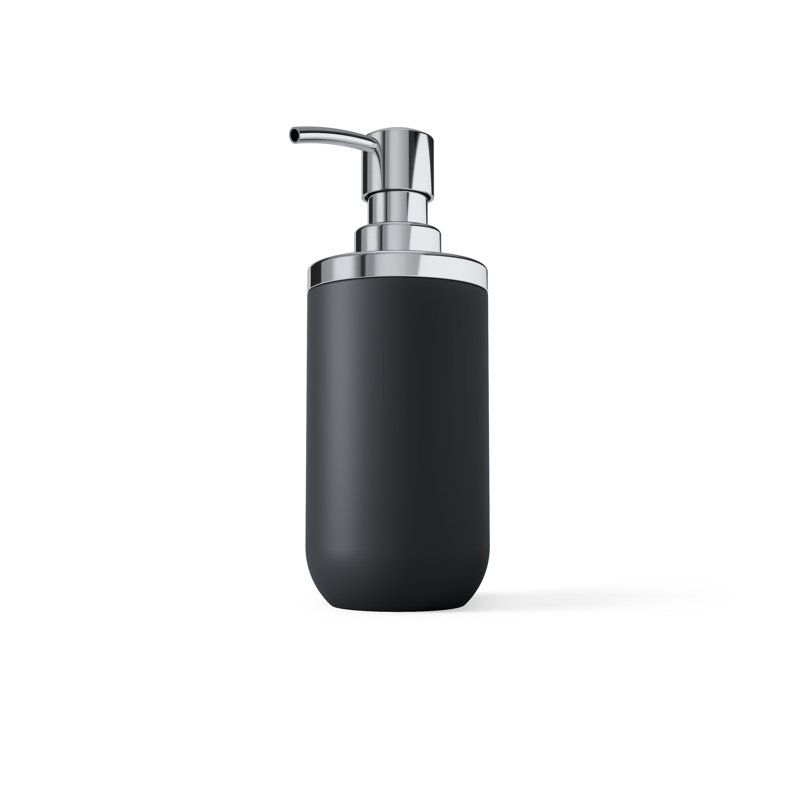 Distributeur de savon Junip, Chrome / Noir