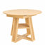 Table de salle à manger extensible ronde à ovale de 150 cm avec rallonge amovible, table de cuisine en bois naturel pour 4 à 6 personnes, accents en rotin