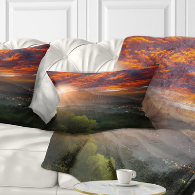 Coussin lombaire en soleil de guanyin mountain