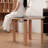 Black Brown Round Solid Wood Dining table-1292036293
