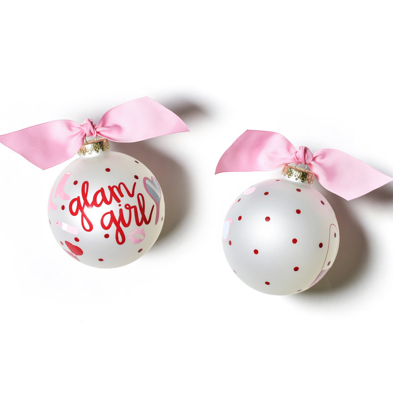 Décoration boule de fille glam