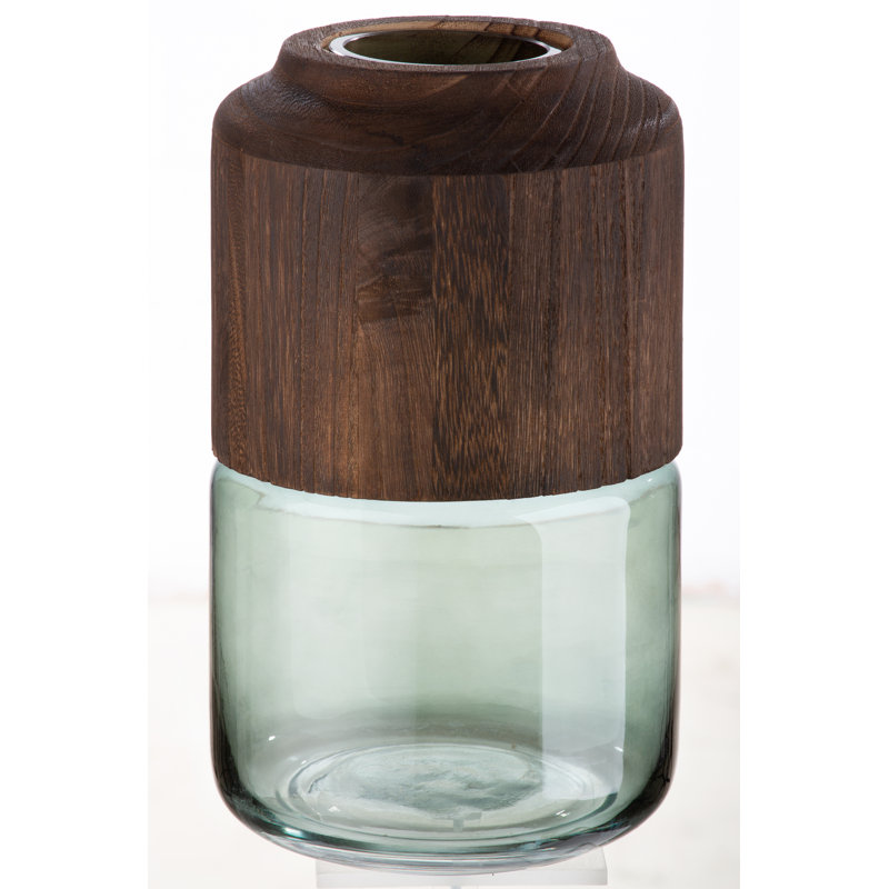 Dimattia Glass Table Vase, 28cm H x 16cm W x 16cm D