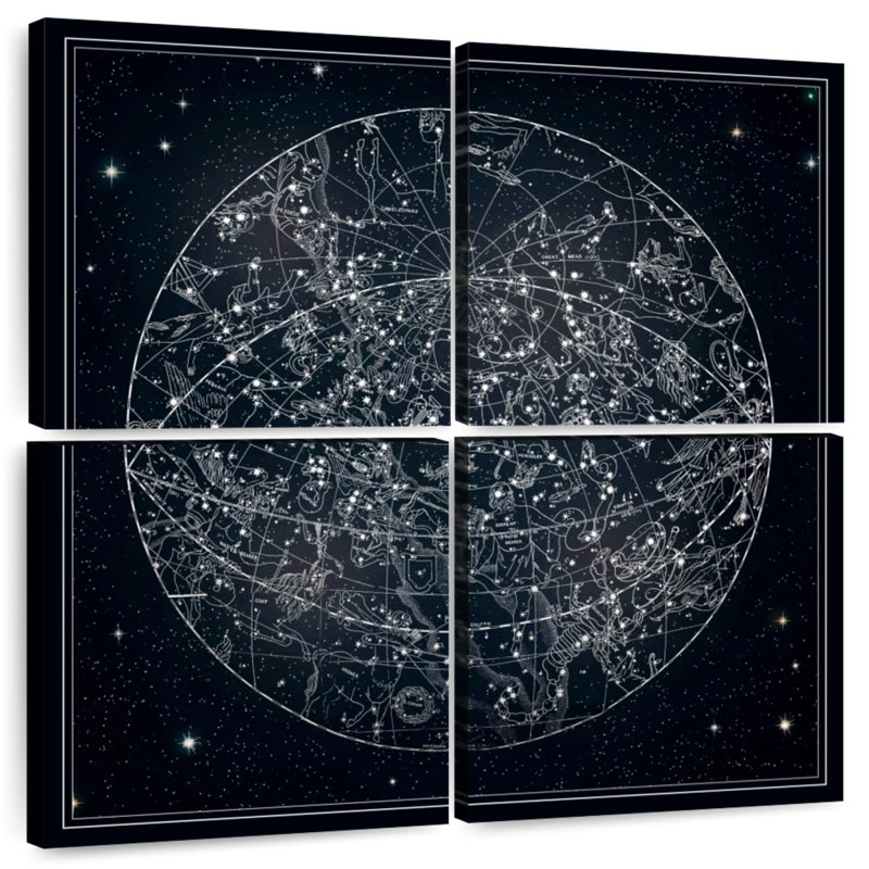 Oberle Constellation Map, 18" H x 18" W