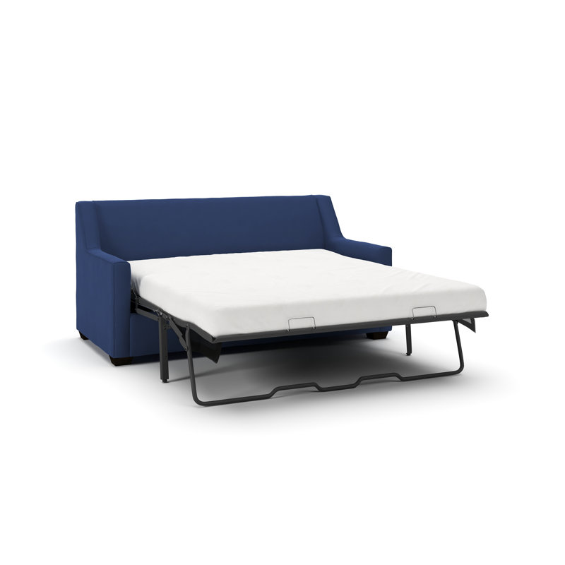 Canapé-lit rembourré 72 po Gemi, Toile bleu marine Sunbrella®