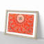Antique Illustration in Orange by Owen Jones - Picture Frame Painting Print-55682250-55682249