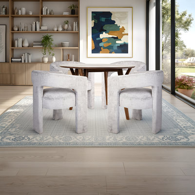 Ensemble repas Mid-Century moderne cinq pièces Copenhagen - gris