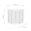 Yves Steel Flush Mounted Sconce