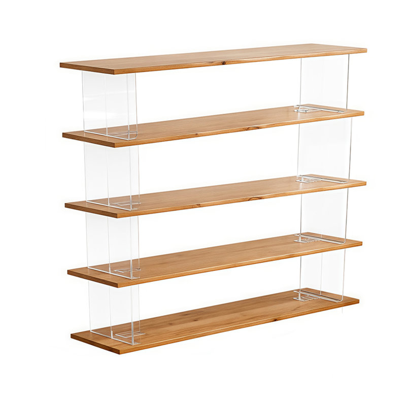 Une belle et grande bibliothèque, (5 Shelves) 62.90"H x 70.80"W x 11.80"D