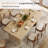 63-Inches Wood Dining Table for 6, Farmhouse Kitchen Table for  Dining Room-1404053939