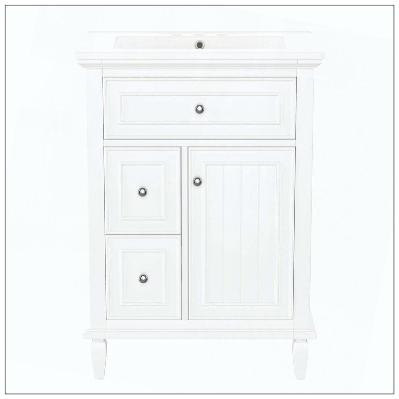 Armoire de meuble-lavabo de salle de bain, White