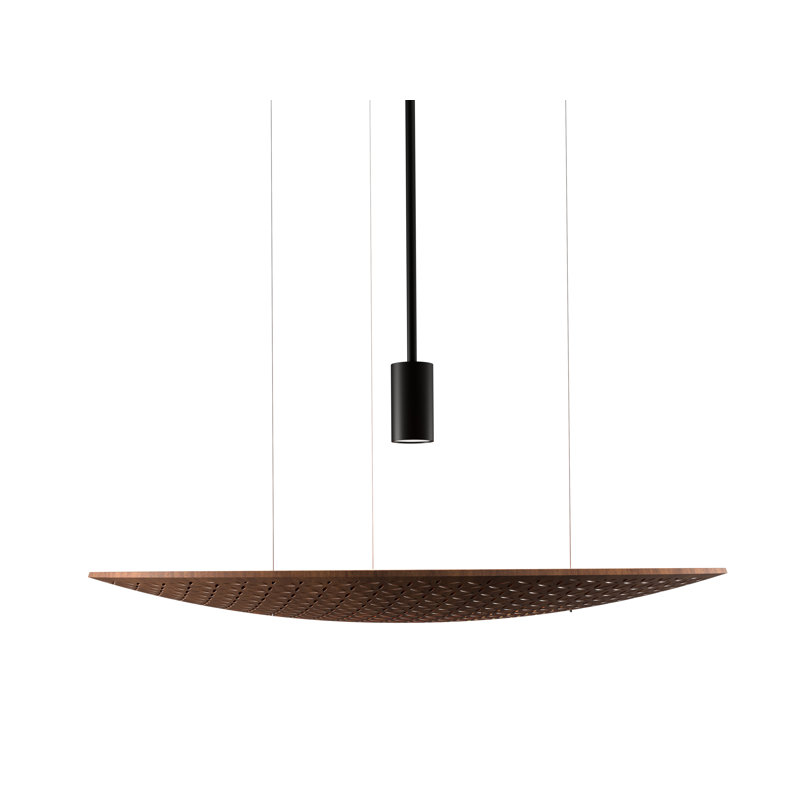 Pendant Accord Harmony, Imbuia, 118" H x 23.62" W x 23.62" D