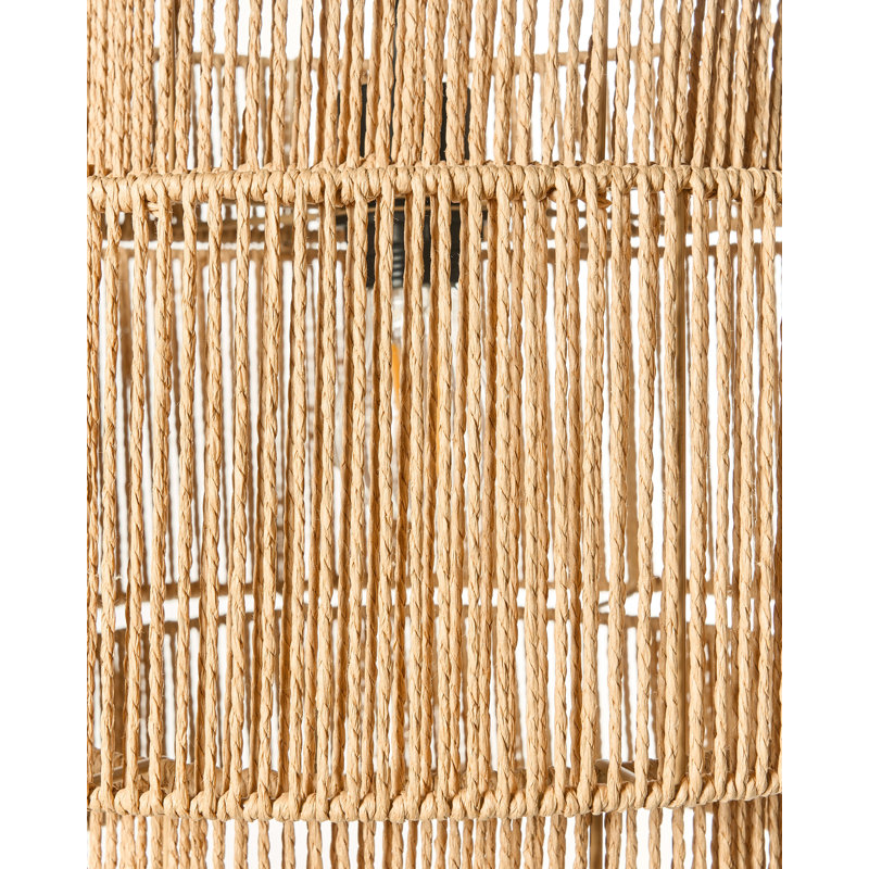 1 - Light Natural Drum Pendant