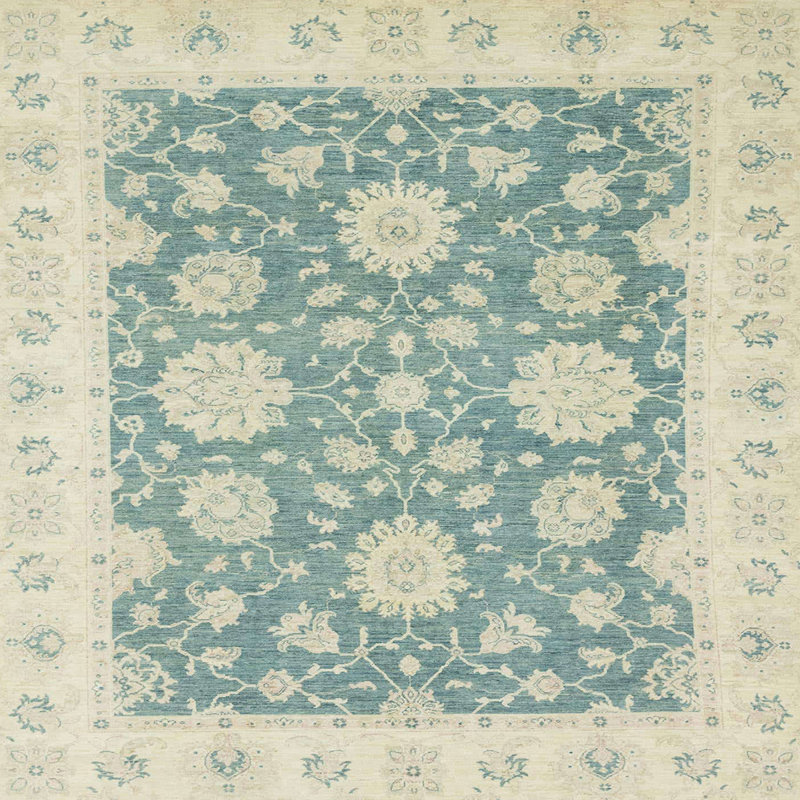Tapis abstrait moderne 2614, Carré 4 pi