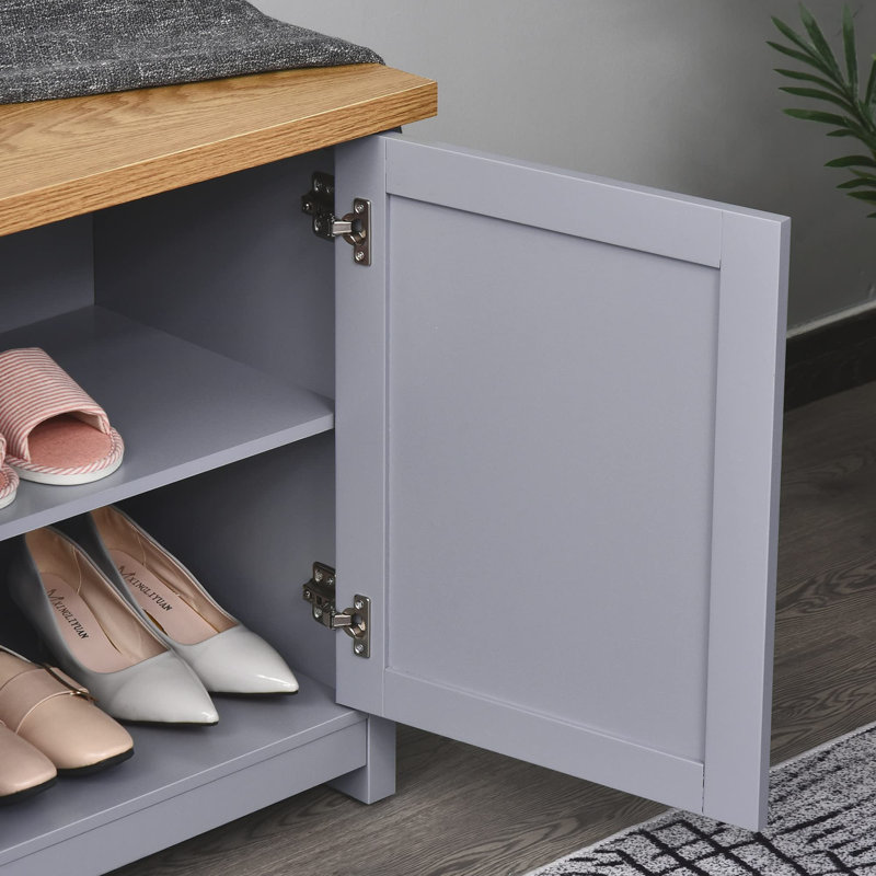 4 Pair Shoe Storage Bench