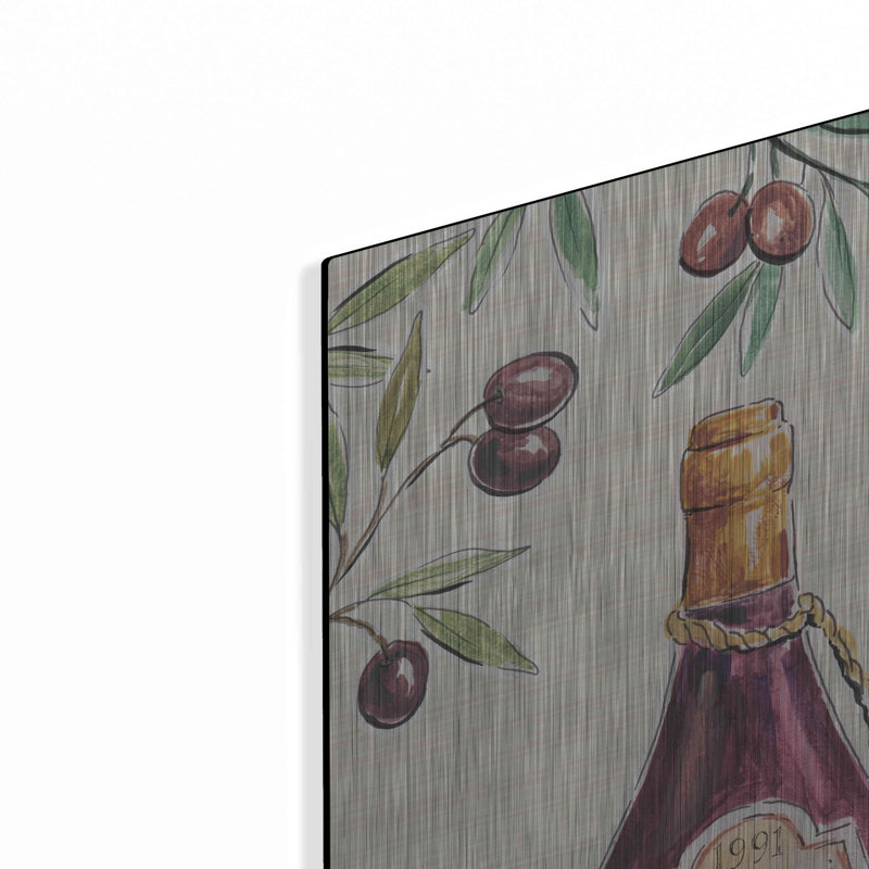 Gracie Oaks «Tuscan Flavour II» par Daphne Brissonet, art mural en métal, H 36 po x l 36 po