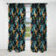 Motif cachemire céleste II - motif floral - rideau occultant - 1 panneau-107547579