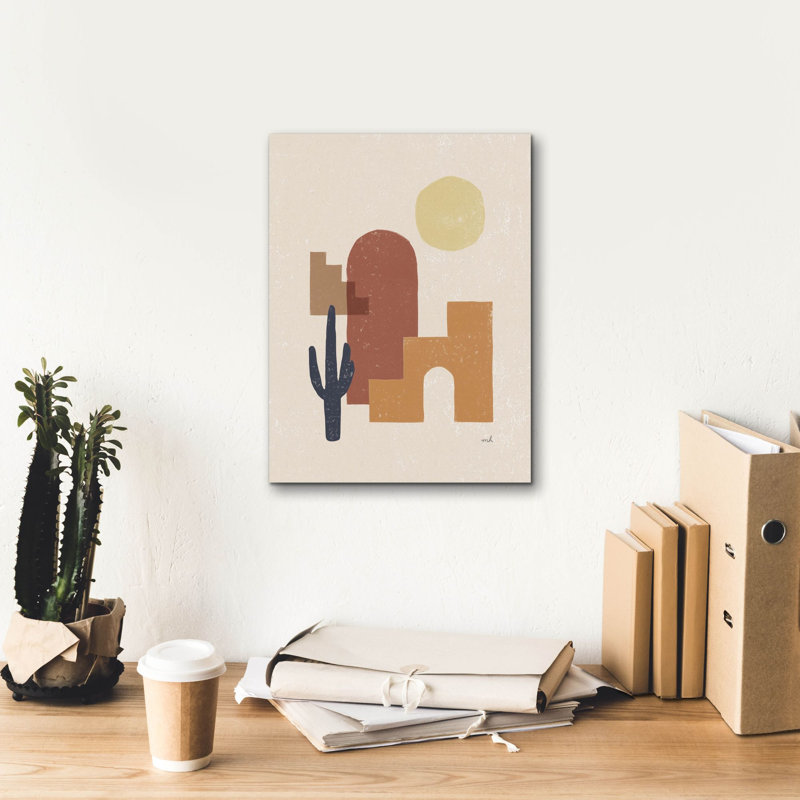 «Desert Arches 2» par Moira Hershey, art mural sur toile, H 16 po x l 12 po x P 0,75 po