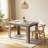 Minimalist Dining Table with Space-Saving Design and Durable Multi-Purpose Construction