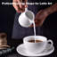 Grande tasse à cappuccino blanche 11 oz - Grande tasse à café en céramique avec soucoupe
