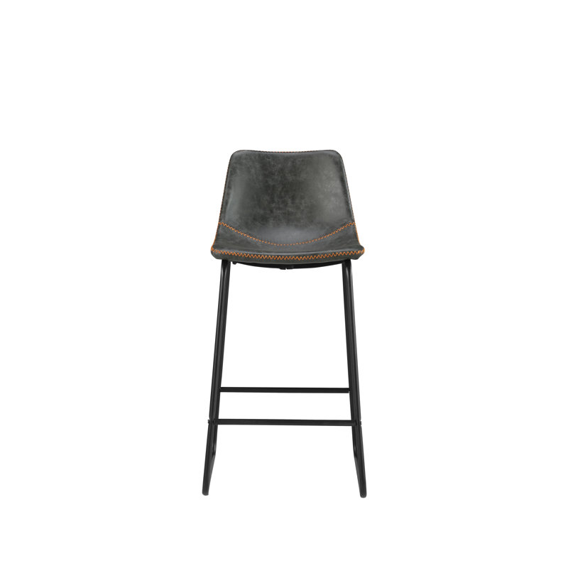 Tabouret de comptoir 26 po Chavis, Gris
