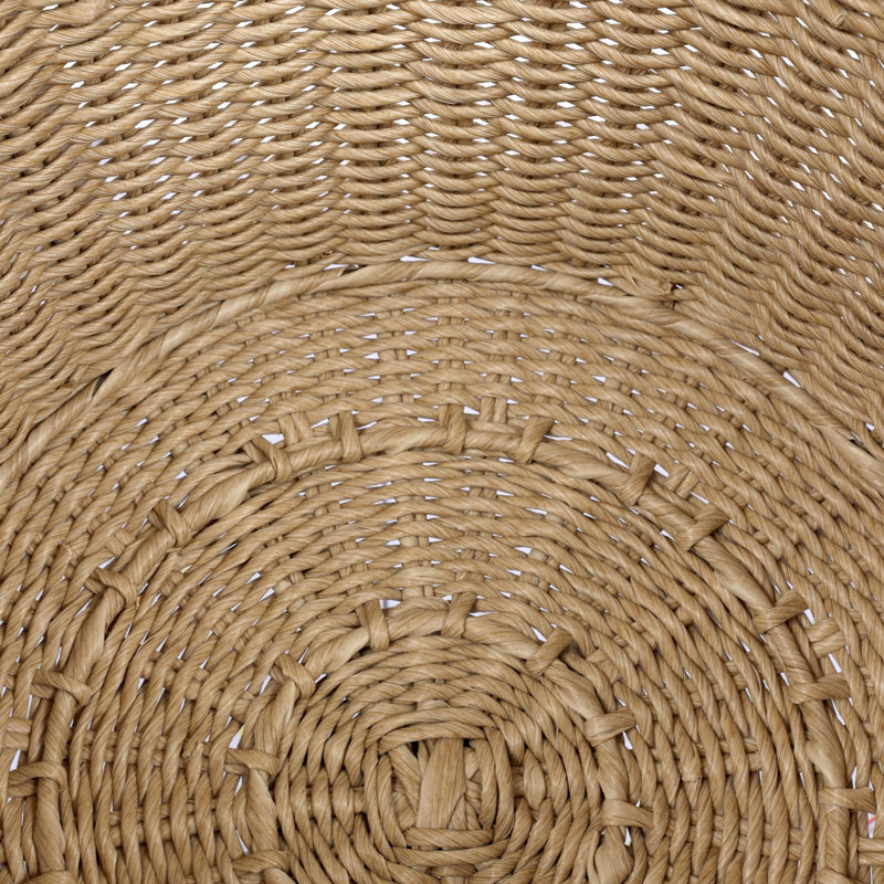 Kernan Basket-Single Twisted Black Hyacinth, Single Twisted Harvest