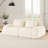 82" Modern Modular Sectional Sofa for Living Room,Flannelette Fabric,highly textured,Oversized 2-Seater Couch with Deep Seat,Buckle connection,Anti-slip Design,No Assembly,boneless sofa-1406018098