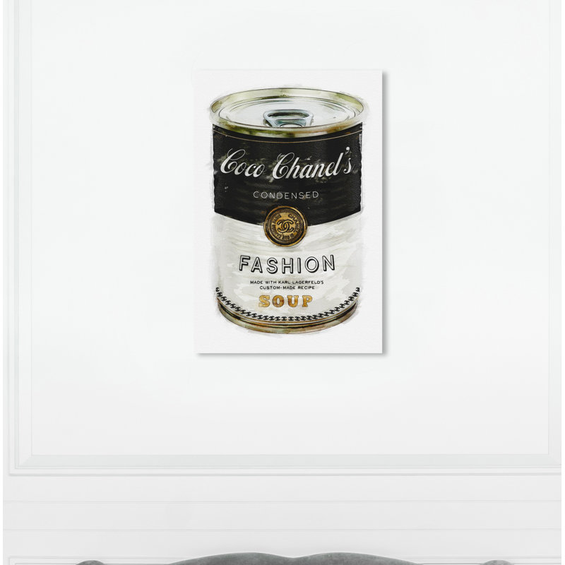 Fashion Soup - Impression sur toile, H 30 po x l 20 po, Toile tendue
