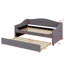 Upholstered Daybed With Light And Trundle