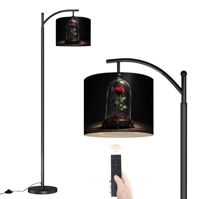 Lampe sur pied Arc Red Rose