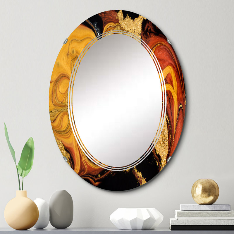 Miroir de salle de bain ovale mural, 30 po x 20 po
