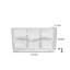 Armoire d'appoint en bois massif Simple Rattan Art