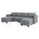 Manusite U Shaped Modular Sectional Sofa With Reversible Chaise