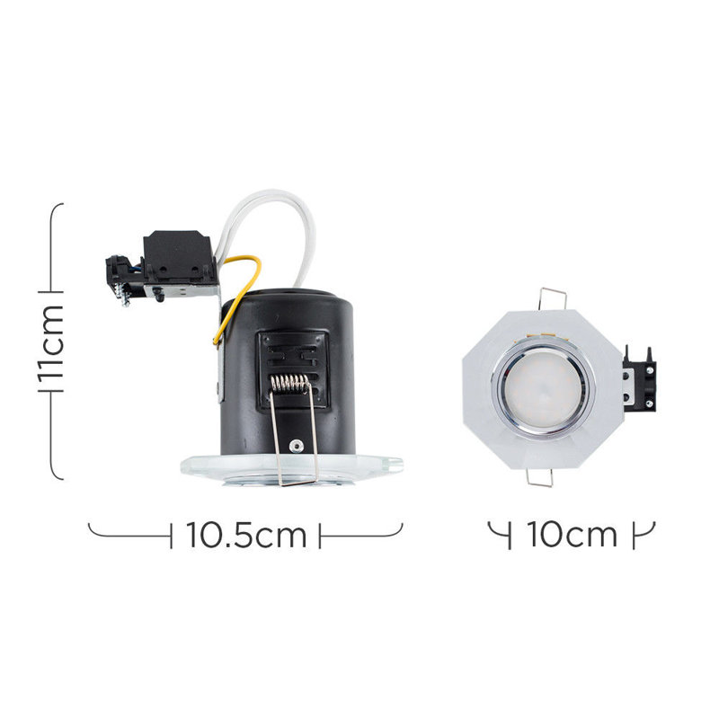 Bassett 3.94" Recessed Lighting Kit, 3000K