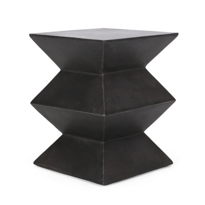 Table d'appoint d'extérieur en béton léger, table de bout MGO