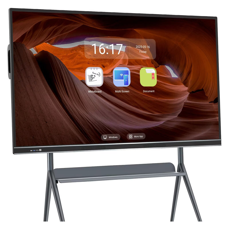 JYXCN Smart Board 86 Inch Interactive All-in-One Computer, Touch Screen with Dual System & Cloud Sharing - For Classroom, Office & Presentations?(Include Wall Mount)