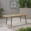 Table de salle à manger d'extérieur extensible en bois d'acacia, gris