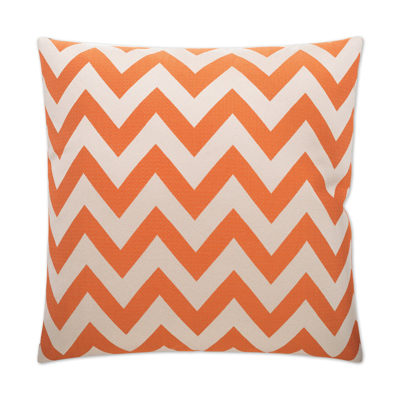 Chevron Fabric, Orange