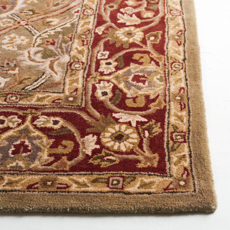 Evie Hand Tufted New Zealand Wool Oriental Rug, Rectangle 8'3" x 11'