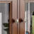 American style closed retro bookcase