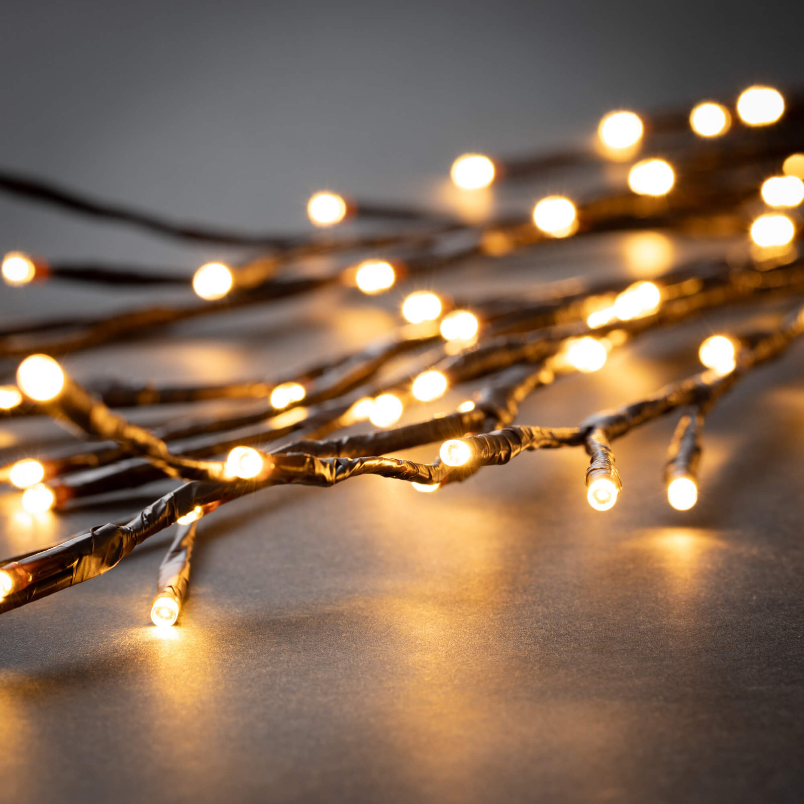 5'4" Christmas Large Bare Lighted Branch, Brown