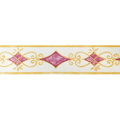 Bordure de papier peint à peindre L 33 pi x l 4 po Nazim