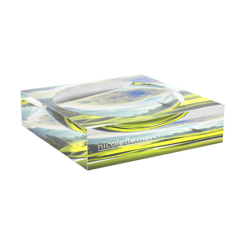 Decorative Tray, 8"W x 8"D x 2"H