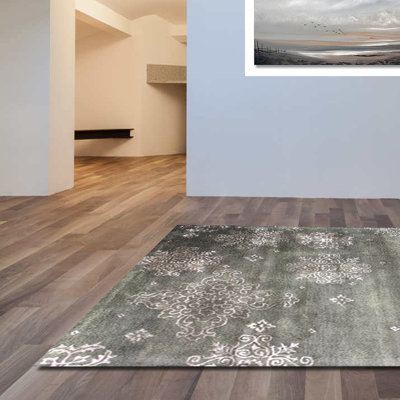 Wool Geometric Indoor Rug