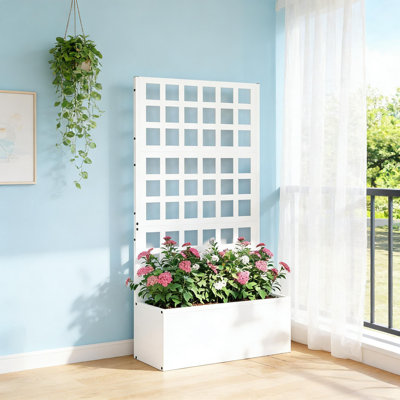 Boîte à fleurs élégante, lit de jardin surélevé, bac à légumes