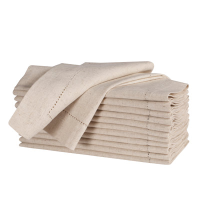 Serviettes de table en coton de qualité supérieure, lavables à la machine, serviettes élégantes pour toutes les occasions